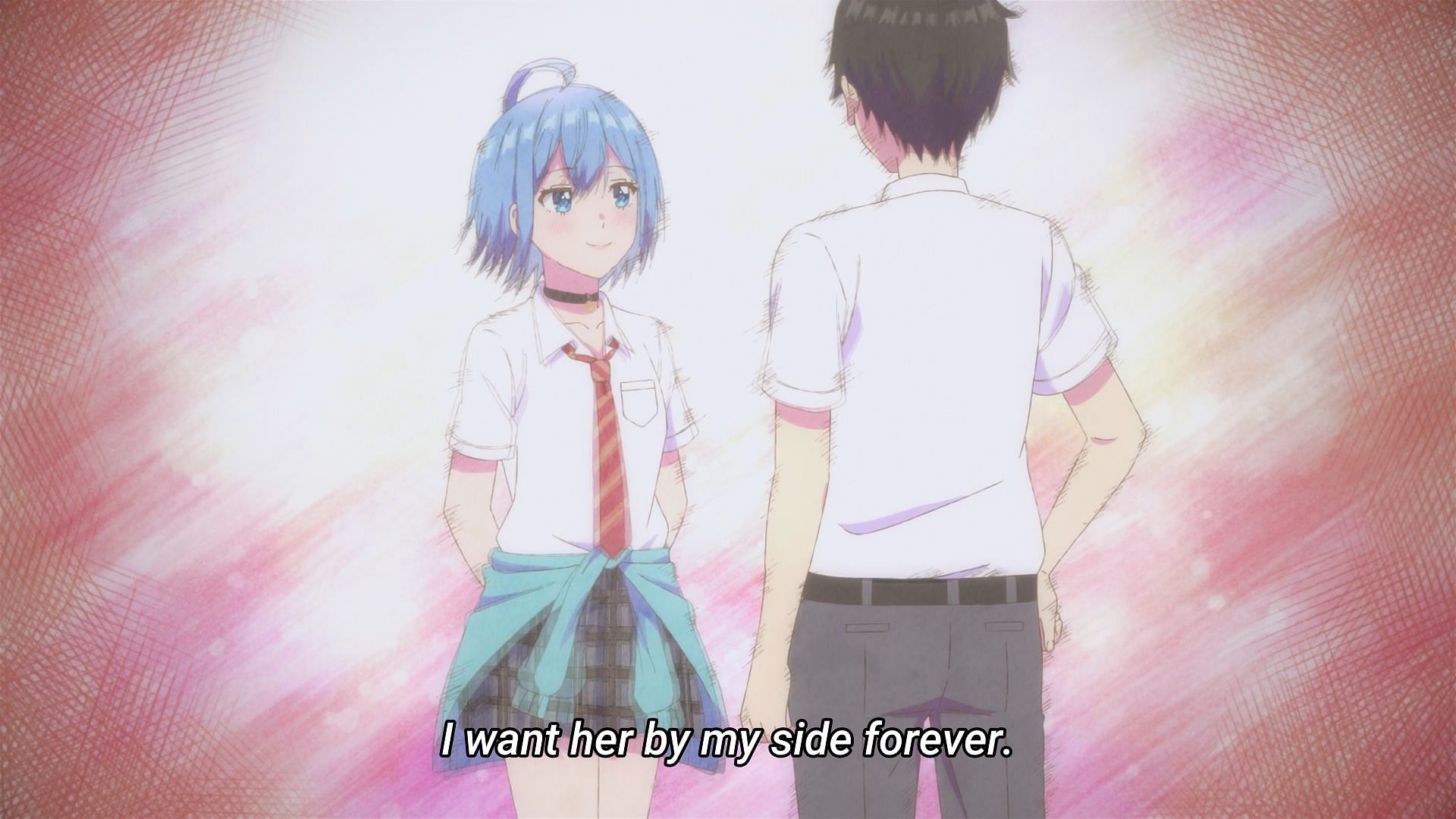 Yuu and Himari in Can a Boy-Girl Friendship Survive? episode 7 (Image via J.C.Staff)